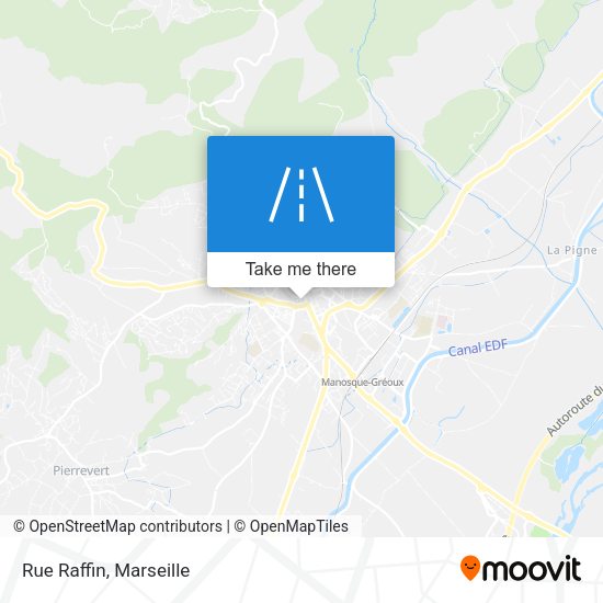 Rue Raffin map