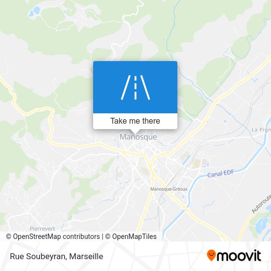 Rue Soubeyran map