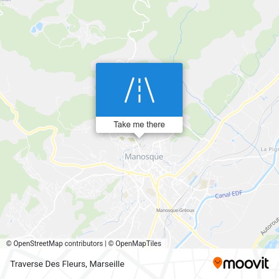 Traverse Des Fleurs map
