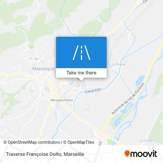 Traverse Françoise Dolto map