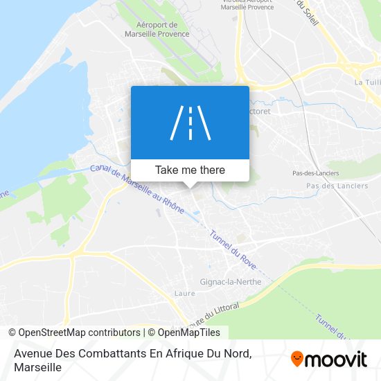 Avenue Des Combattants En Afrique Du Nord map