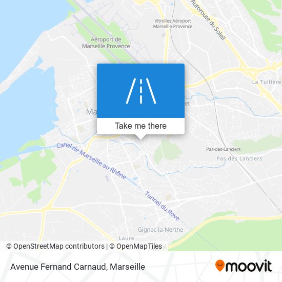 Avenue Fernand Carnaud map