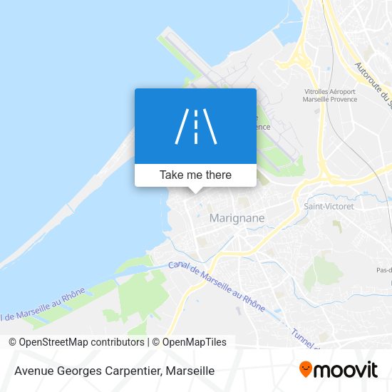 Avenue Georges Carpentier map