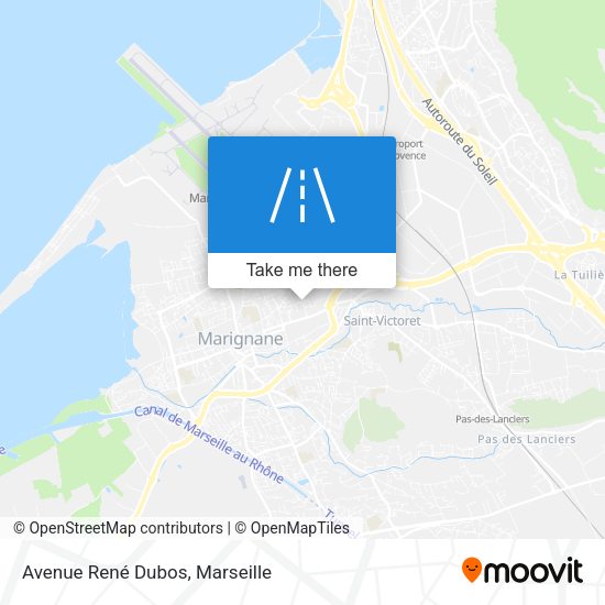 Avenue René Dubos map