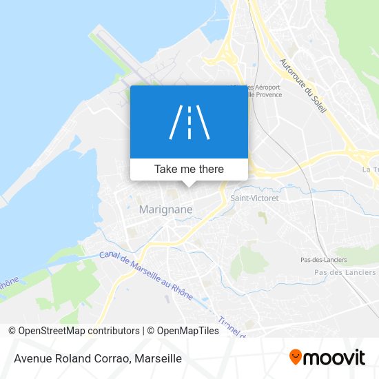 Avenue Roland Corrao map