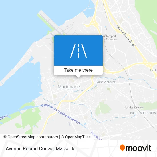 Avenue Roland Corrao map