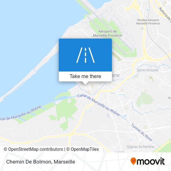 Chemin De Bolmon map