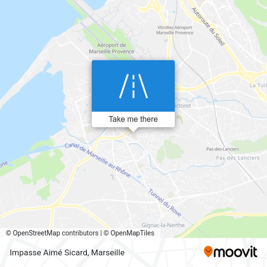 Impasse Aimé Sicard map
