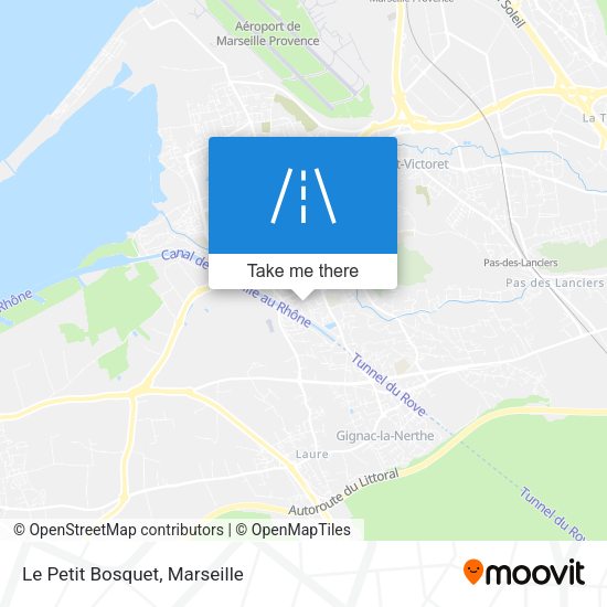 Le Petit Bosquet map