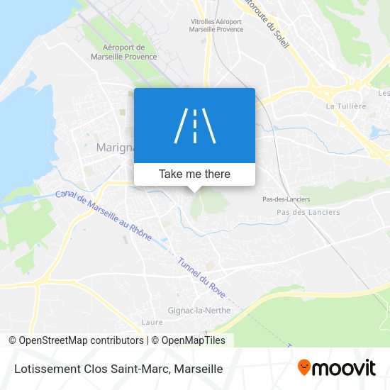 Lotissement Clos Saint-Marc map