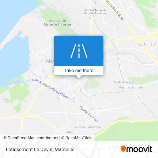 Lotissement Le Devin map