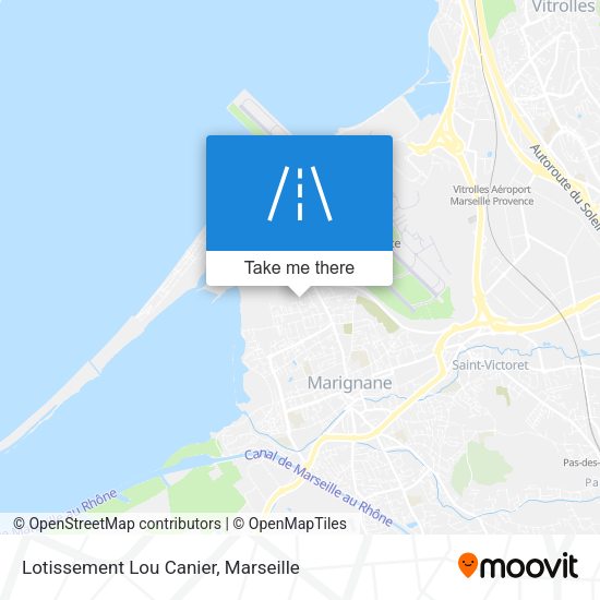 Lotissement Lou Canier map