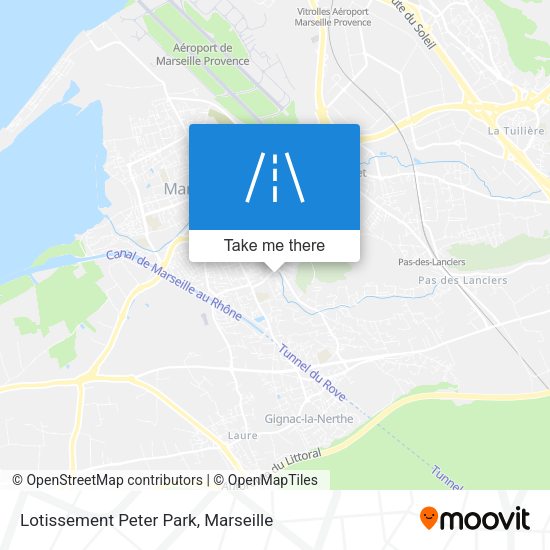 Lotissement Peter Park map
