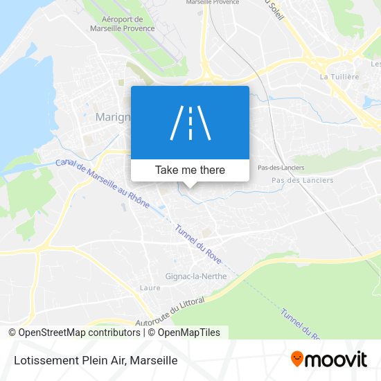 Lotissement Plein Air map