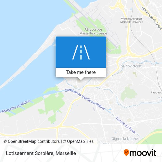 Lotissement Sorbière map