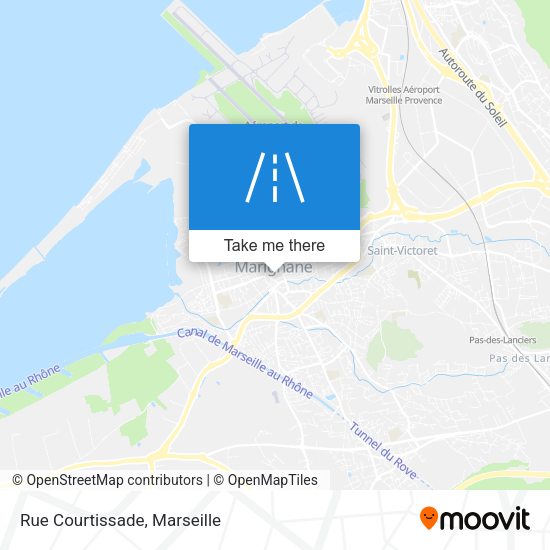 Rue Courtissade map