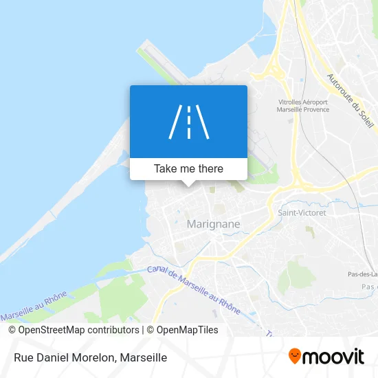 Rue Daniel Morelon map