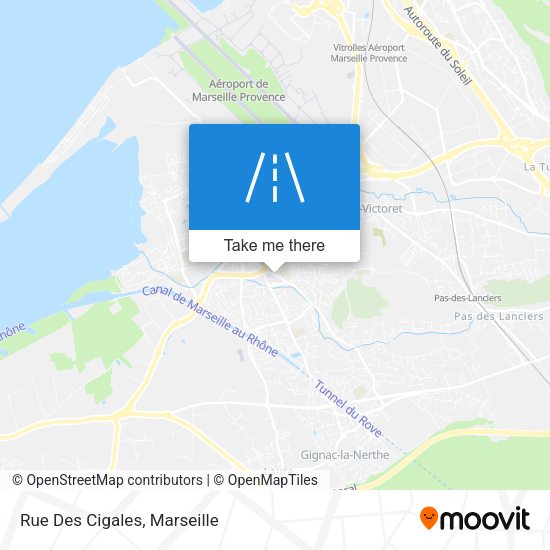 Rue Des Cigales map