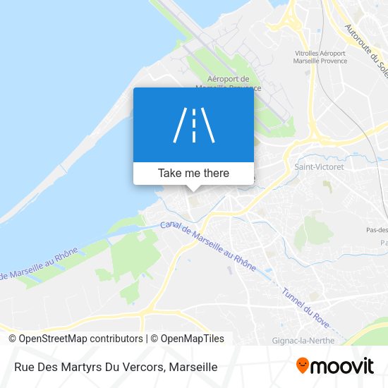 Rue Des Martyrs Du Vercors map