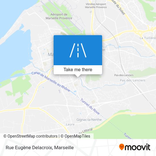 Rue Eugène Delacroix map