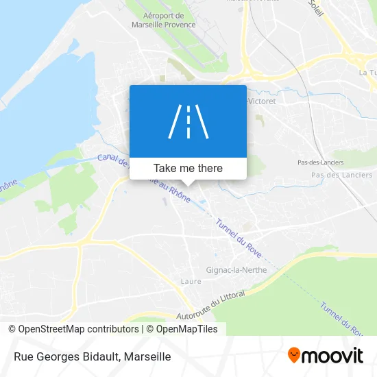 Rue Georges Bidault map