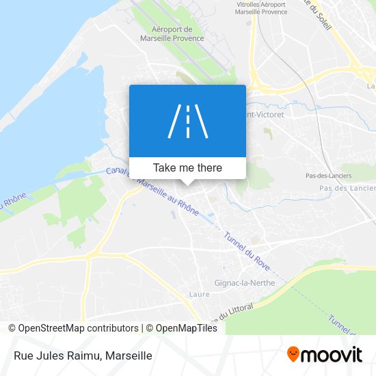 Rue Jules Raimu map