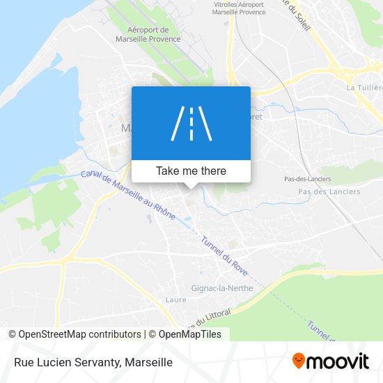 Rue Lucien Servanty map
