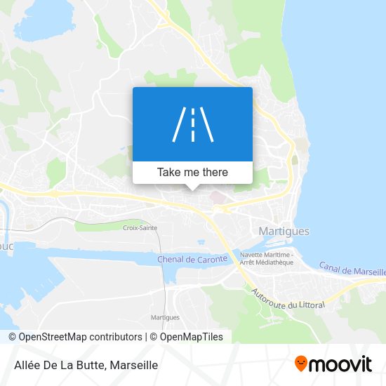 Allée De La Butte map