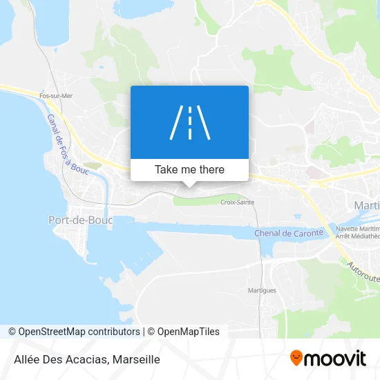 Allée Des Acacias map