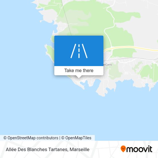 Allée Des Blanches Tartanes map