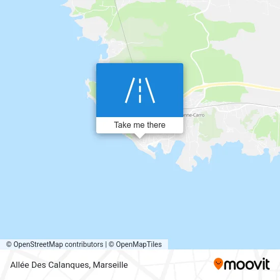 Allée Des Calanques map