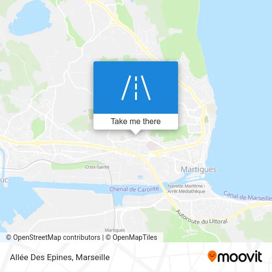 Allée Des Epines map