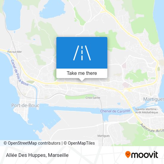 Allée Des Huppes map
