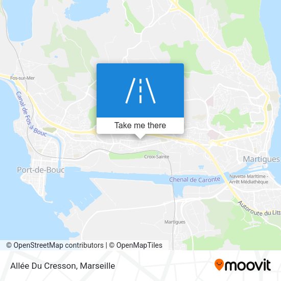 Allée Du Cresson map