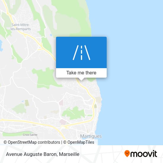 Avenue Auguste Baron map