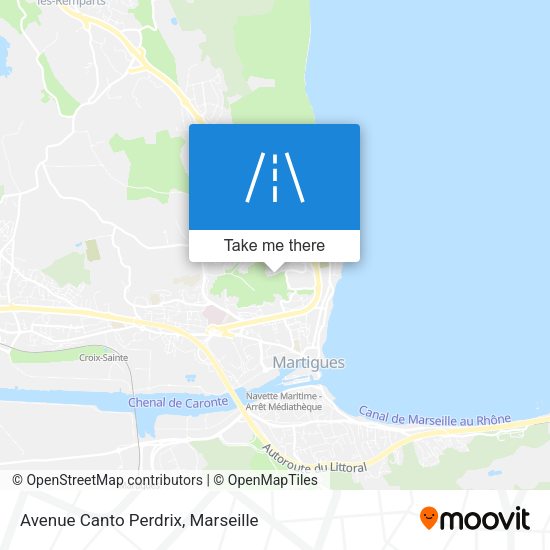 Avenue Canto Perdrix map