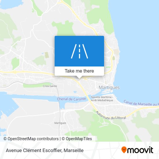 Avenue Clément Escoffier map