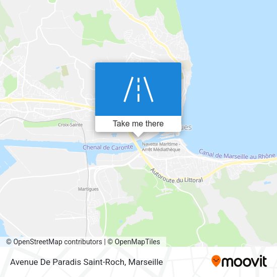 Avenue De Paradis Saint-Roch map