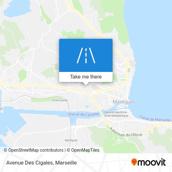 Avenue Des Cigales map