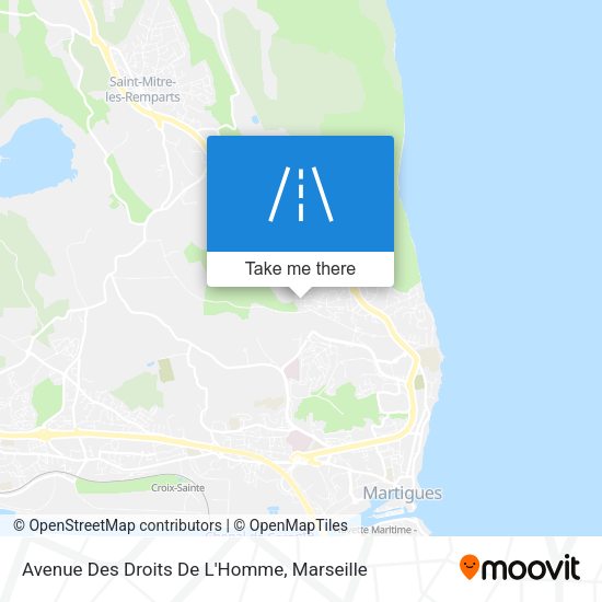 Avenue Des Droits De L'Homme map