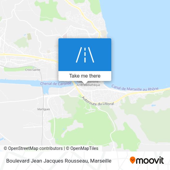 Boulevard Jean Jacques Rousseau map