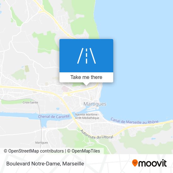 Boulevard Notre-Dame map