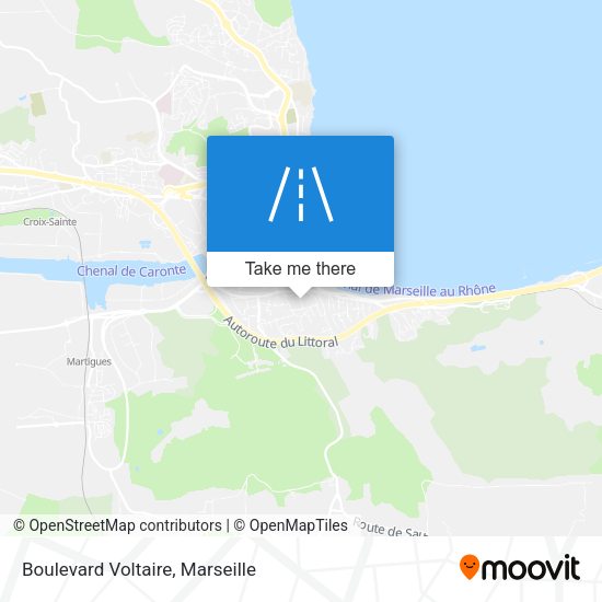 Boulevard Voltaire map