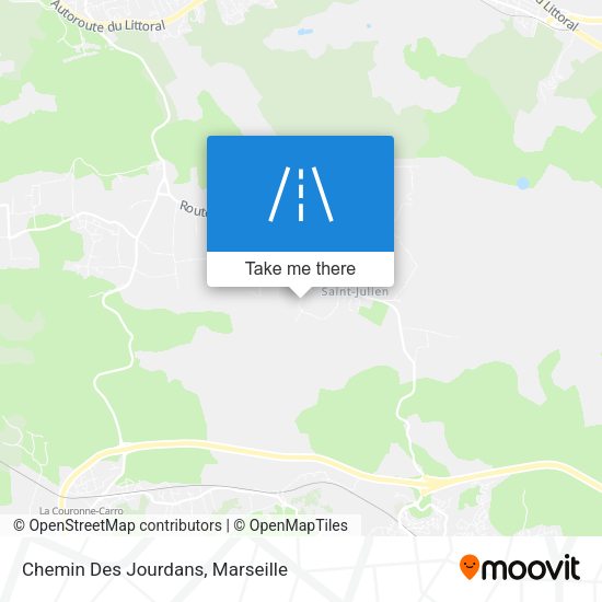 Chemin Des Jourdans map