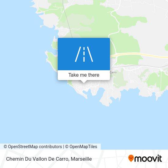 Chemin Du Vallon De Carro map