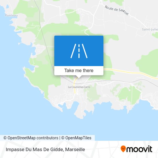 Impasse Du Mas De Gidde map