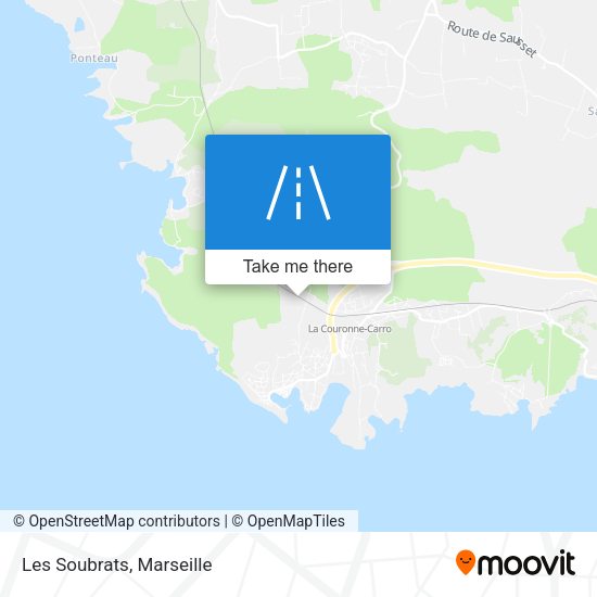 Les Soubrats map
