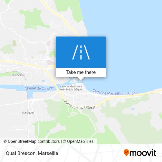 Quai Brescon map