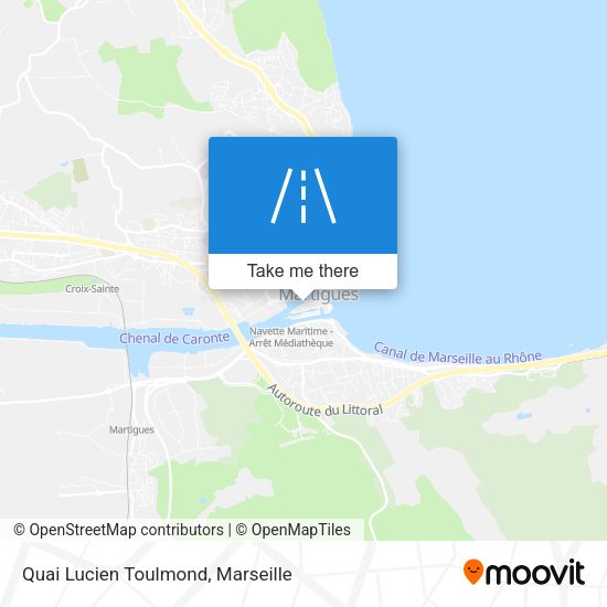 Quai Lucien Toulmond map
