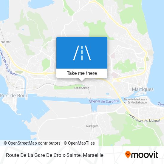 Route De La Gare De Croix-Sainte map